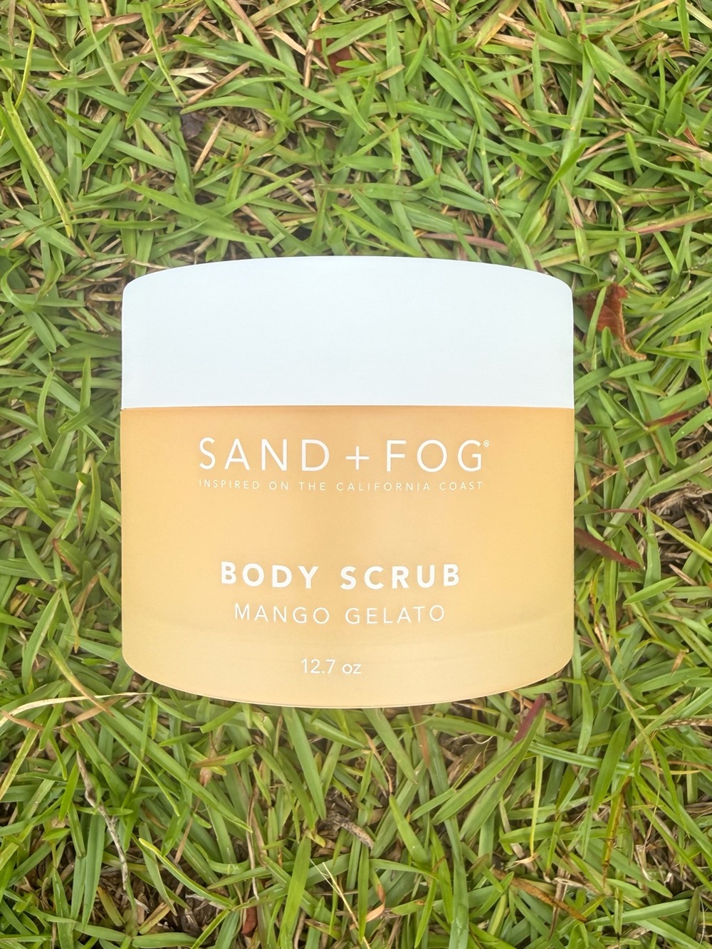 Sand + Fog Mango Gelato Body Scrub 12.7 Oz Exfoliating Sugar Scrub New